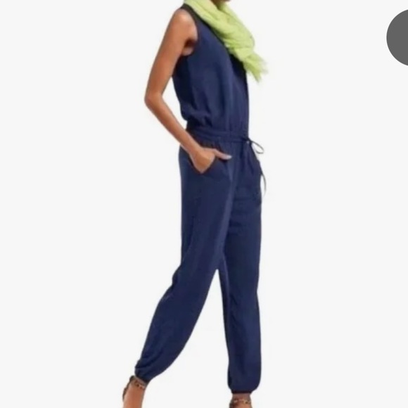 Cabi Blue Jumpsuit - Picture 2 of 8